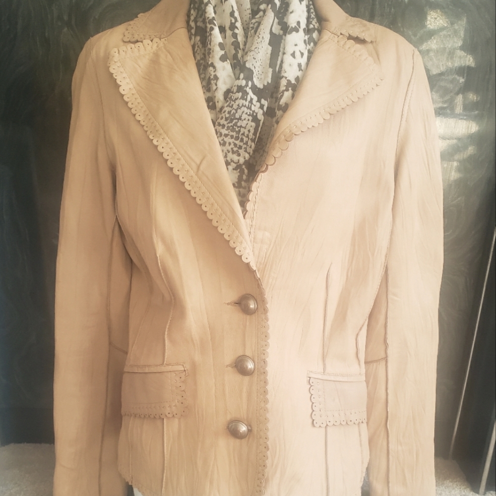 Cache Leather Jacket/Blazer